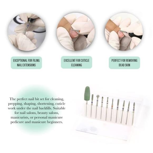 PROFESSIONAL RUSSIAN DRY Manicure Drill bit set - Picture 3 of 6